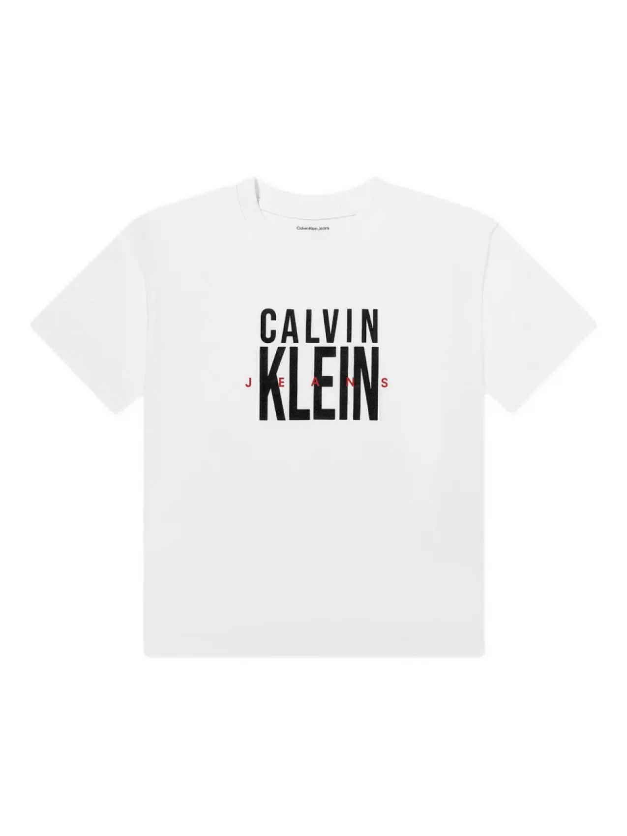 

Хлопковая футболка Calvin Klein Kids, белый