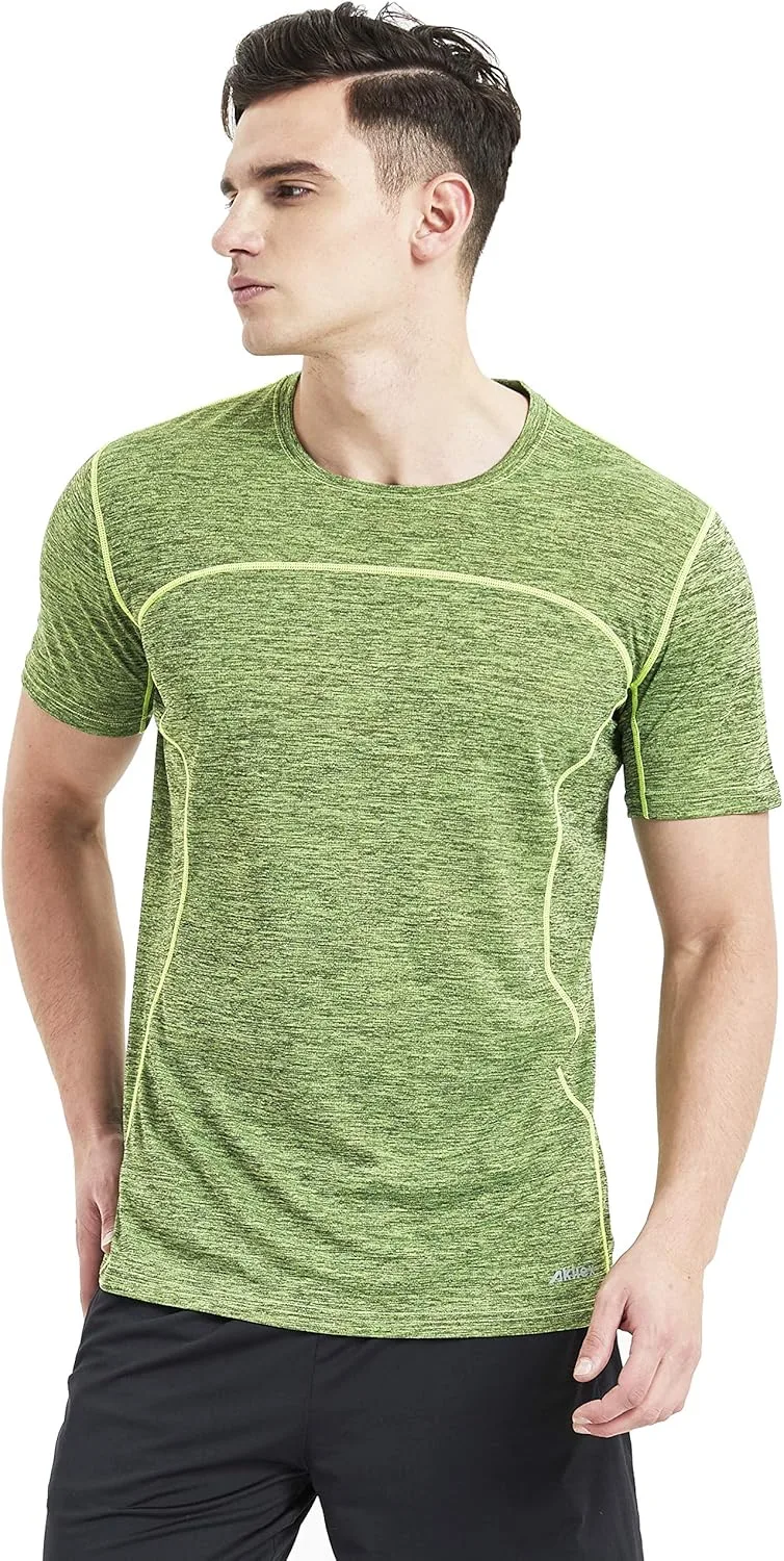 

Мужская футболка для бега Dry Fit с коротким рукавом Akilex