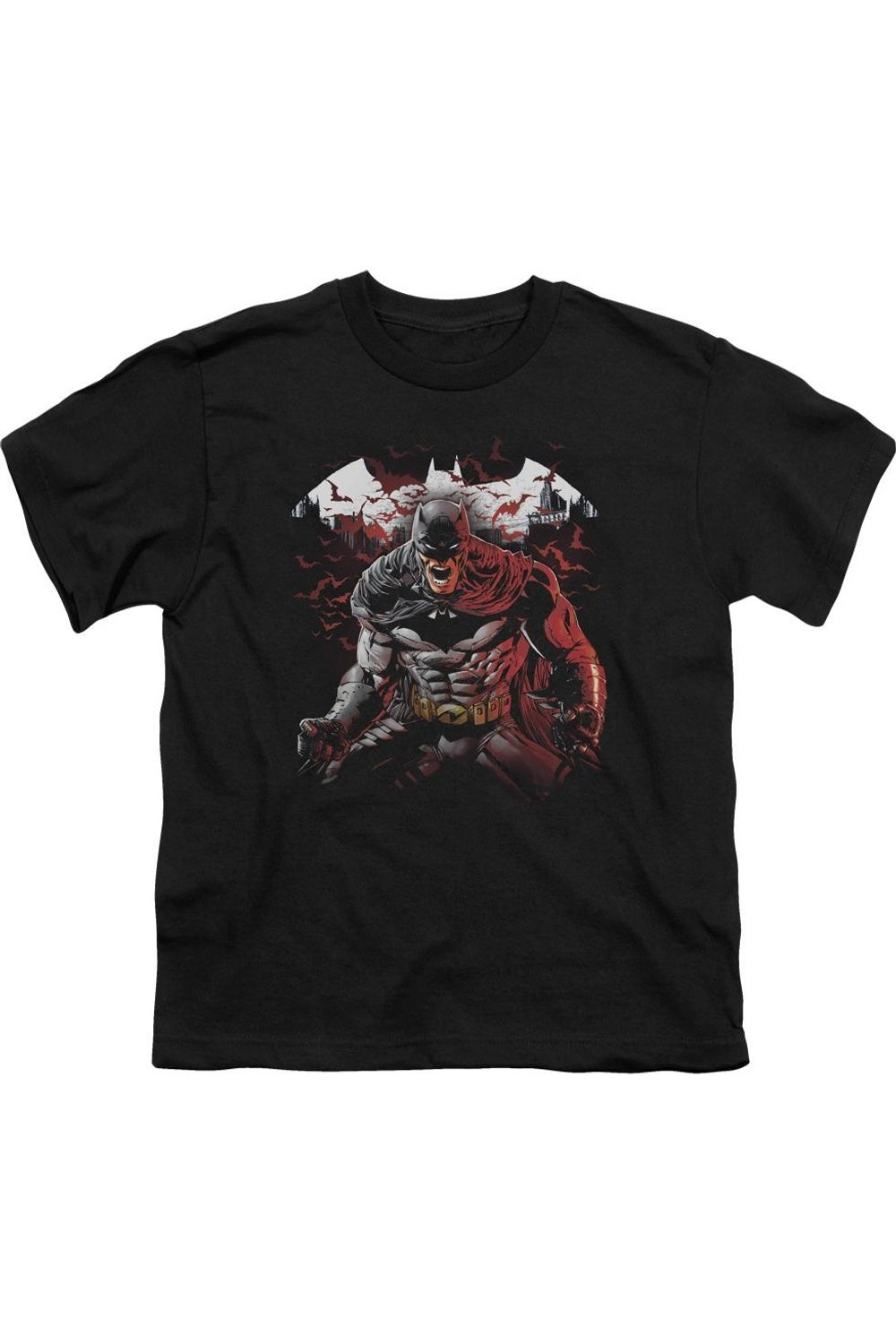 

Футболка детская Batman Raging Bat с коротким рукавом Gildan, черный