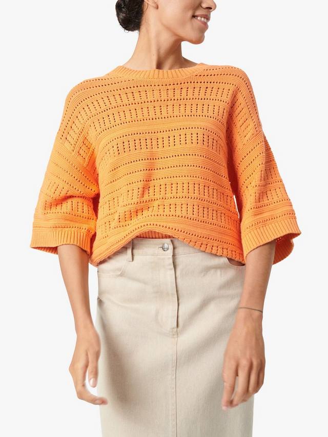 

Текстурированный джемпер rava rinna Soaked In Luxury, цвет Tangerine