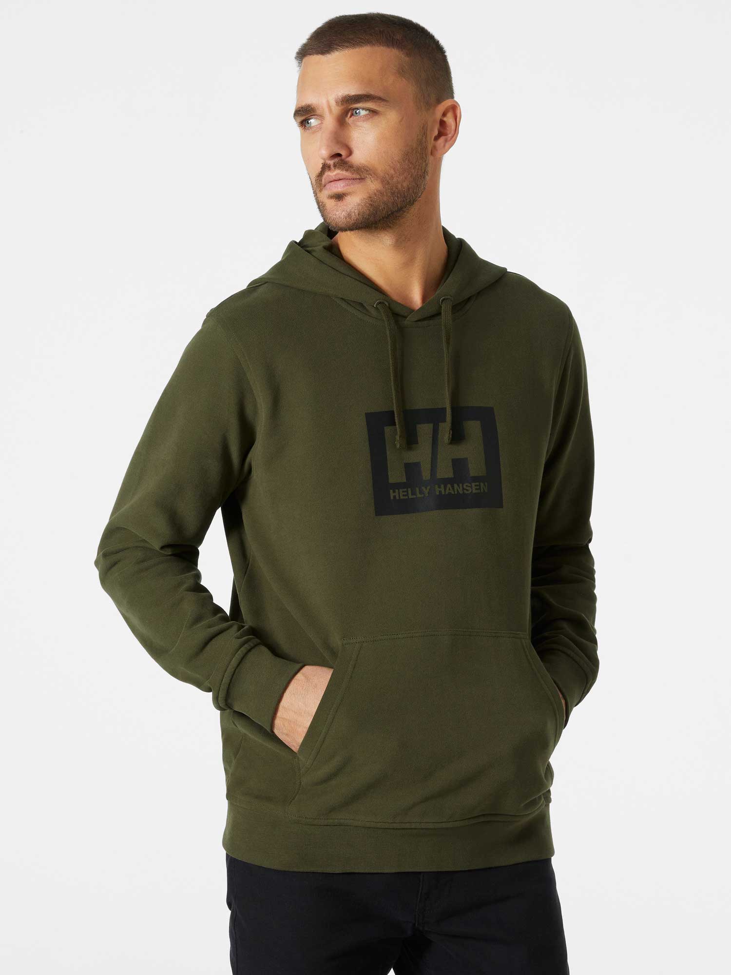 

Толстовка Helly Hansen HH BOX HOODIE, зеленый