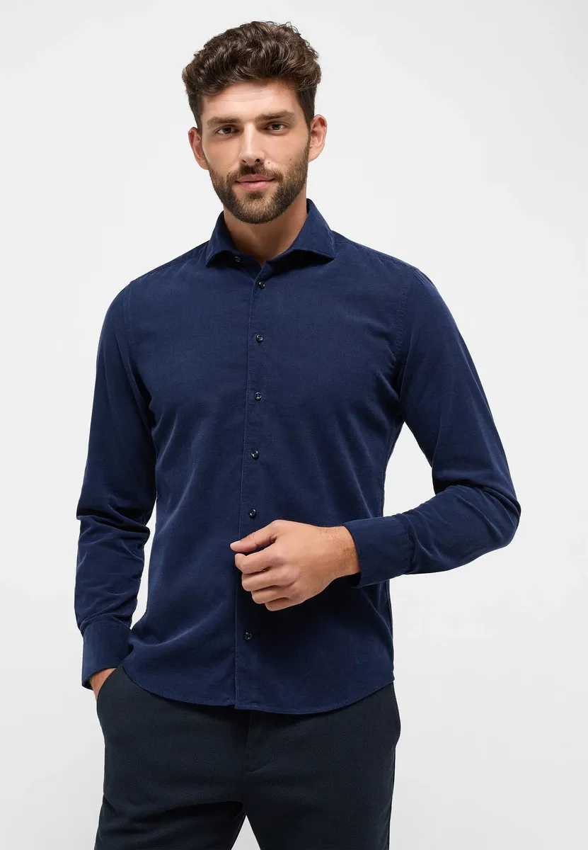 

Рубашка Eterna с длинными рукавами "SLIM FIT", цвет Indigo