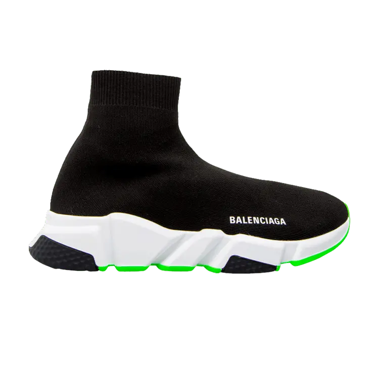 

Кроссовки Balenciaga Speed Trainer 'Black Green', черный