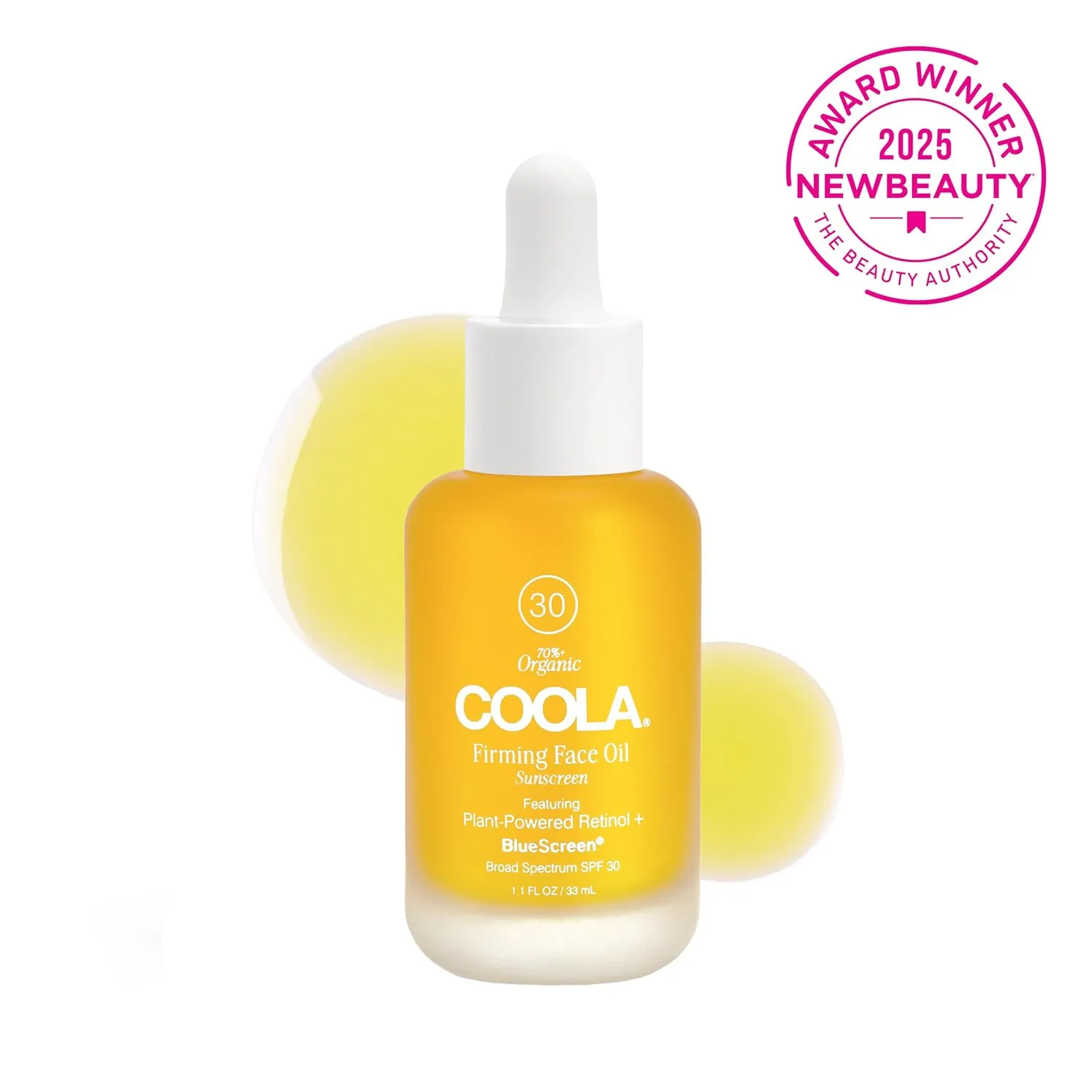 Масло для лица Coola — Укрепляющее , SPF , органическое легкое увлажняющее солнцезащитное масло с бакучиолом — фото 2
