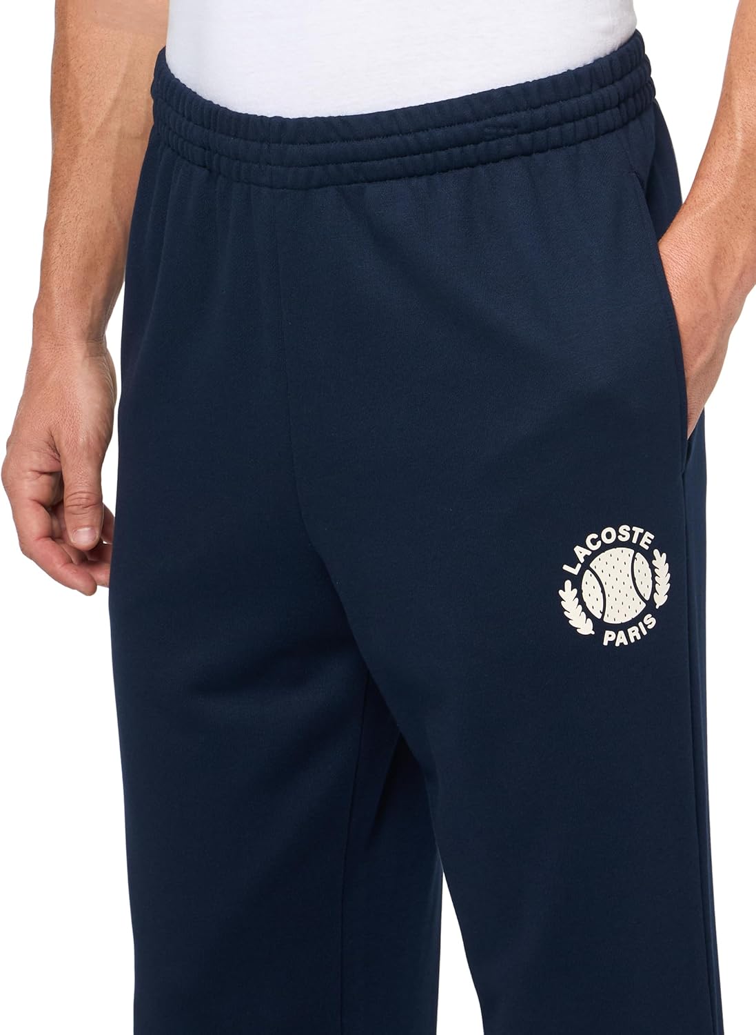 Спортивные штаны Lacoste Heritage Graphic Tennis, для мужчин, Navy Blue — фото 3