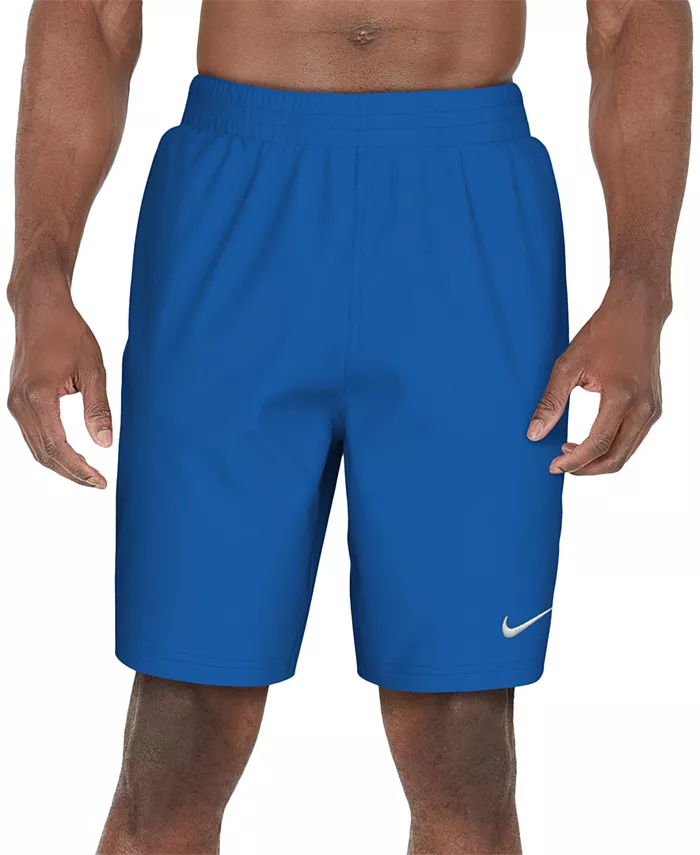 

Мужские плавки с логотипом Volley, длина 9 дюймов Nike, синий