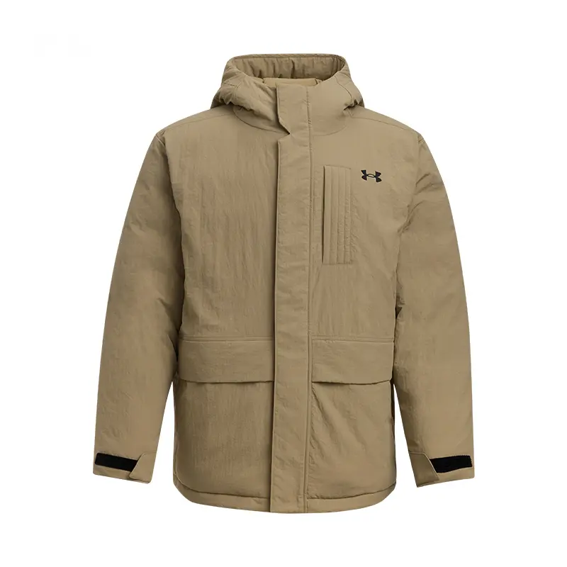 

Пуховик мужской верблюжий коричневый Under Armour