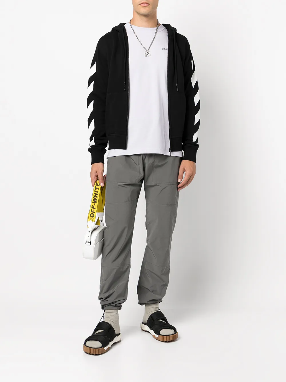 Футболка с принтом Arrows OFF-WHITE, фиолетовый — фото 2