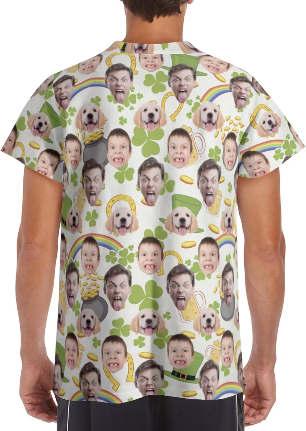 Футболка Custom St Patrick's Day с принтом, Unisex — фото 4