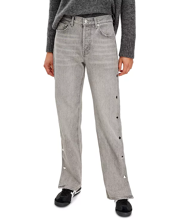 

Джинсы Del Mar с высокой посадкой, цвет «каменный серый» Rails, серый