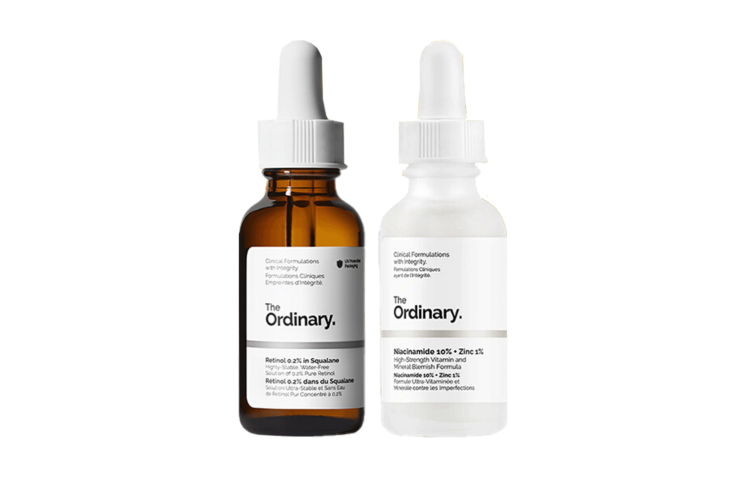 Набор The Ordinary — Из двух сывороток с ретинолом и скваланом увлажняющий 30мл+30мл — фото 2