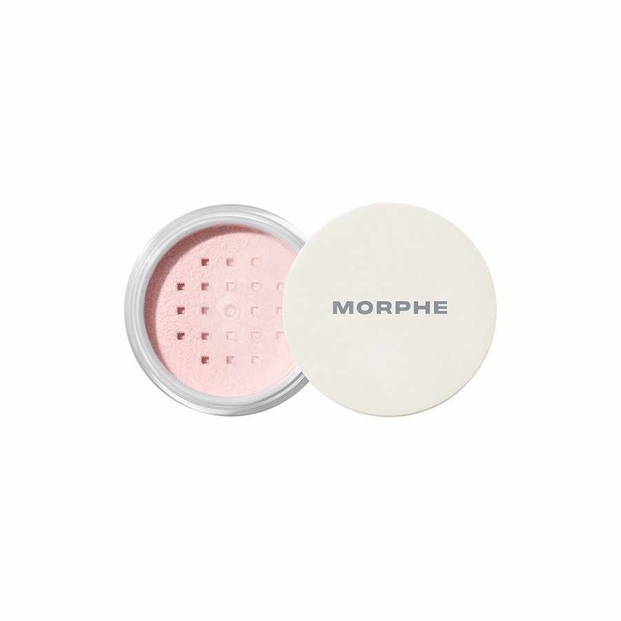 

Рассыпчатая фиксирующая пудра jumbo setting powder bake & set soft focus Morphe, цвет brightening pink - mini, количество 1 шт.