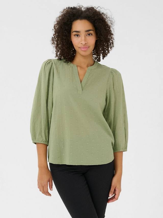 

Топ с вырезом jollia KAFFE, цвет Oil Green