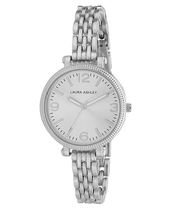 

Женские часы с серебристым браслетом Laura Ashley, silver