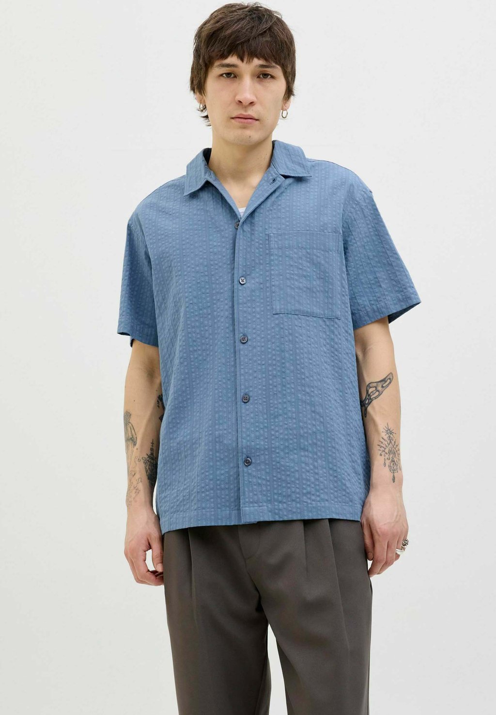 

Рубашка CCEASTON Jack & Jones PREMIUM, темно-синий