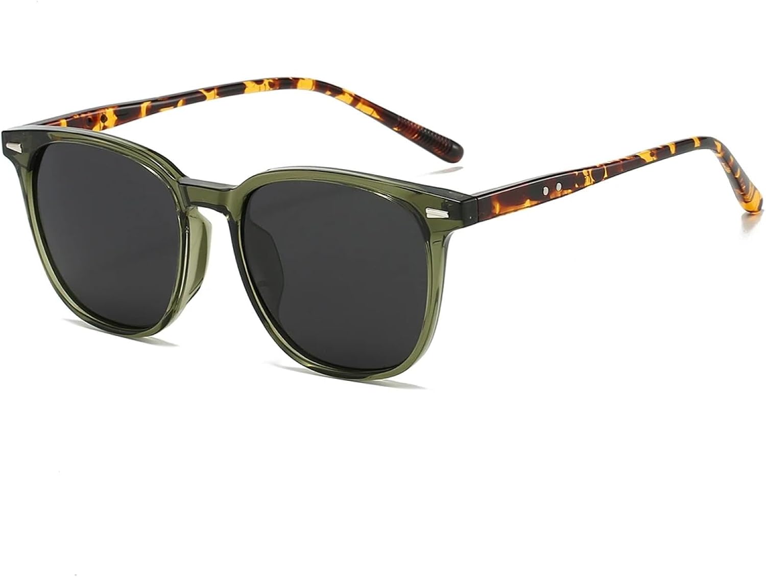 

Солнцезащитные очки с защитой от УФ-излучения UV400 | Женские солнцезащитные очки | Линзы конфетных цветов для занятий спортом на открытом воздухе и вождения DSVIGF, Olive Green-black