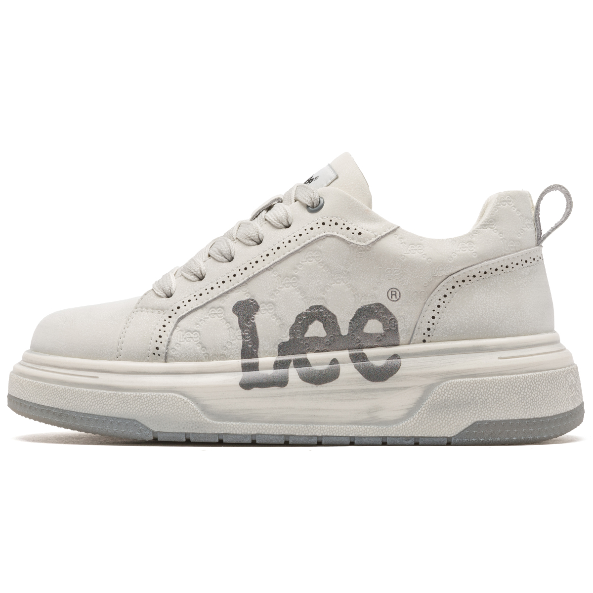 

Lee Белые кроссовки для скейтбординга с увеличенной высотой, устойчивые к истиранию, дышащие, низкие, мужские