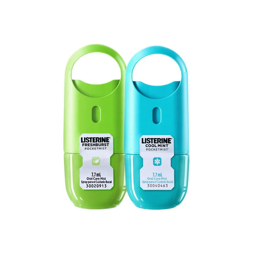 Освежитель дыхания Listerine Ice Blue + Cool набор 8 шт по 7.7 мл — фото 2