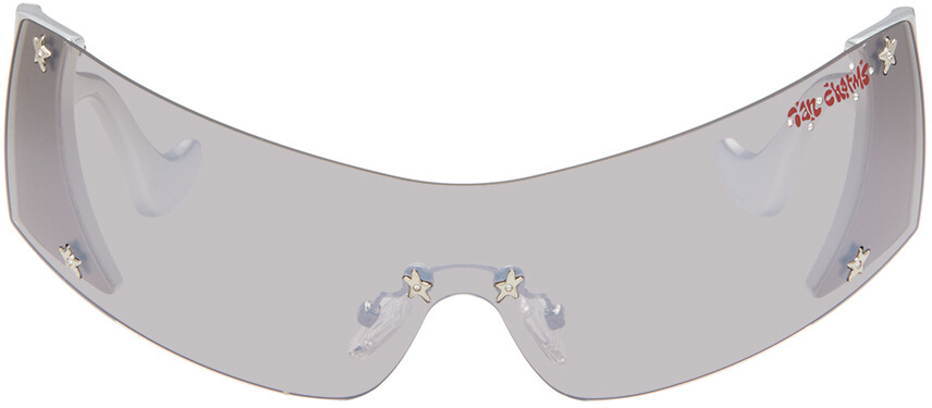 

Серебряные солнцезащитные очки Ian Charms Edition I Am A Rich Man Le Specs