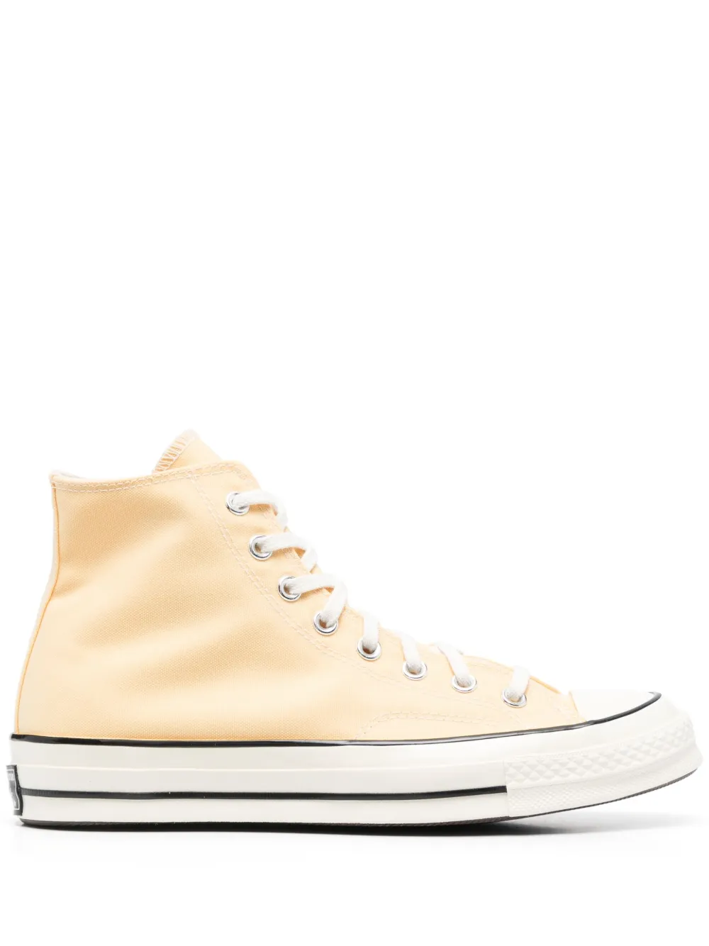 Высокие кеды на шнуровке Converse, желтый