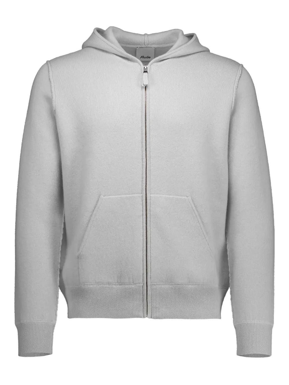 

Толстовка на молнии с капюшоном ALLUDE, серый