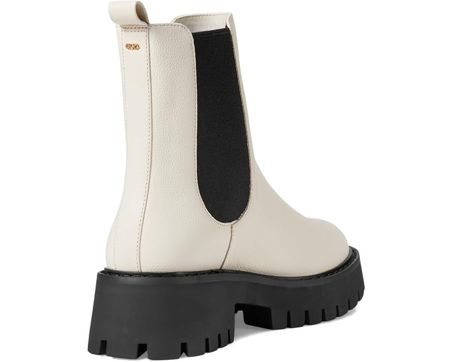 Michael Kors Asher 40F4ASFE5L Женские кремовые кожаные челси — фото 4