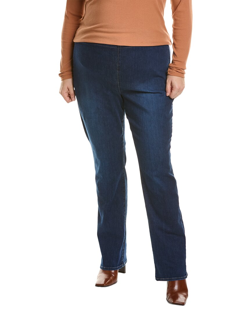 

NYDJ Plus Pull-On Cooper Прямые джинсы, синий