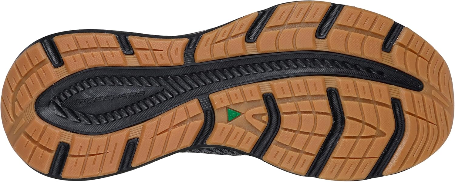 Мужские кроссовки Skechers Edgeride Raygo с легким надеванием без рук, черный — фото 2