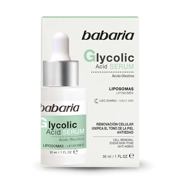 

Выравнивающая тон сыворотка для лица Sérum Ácido Glicólico Babaria, 30 ml