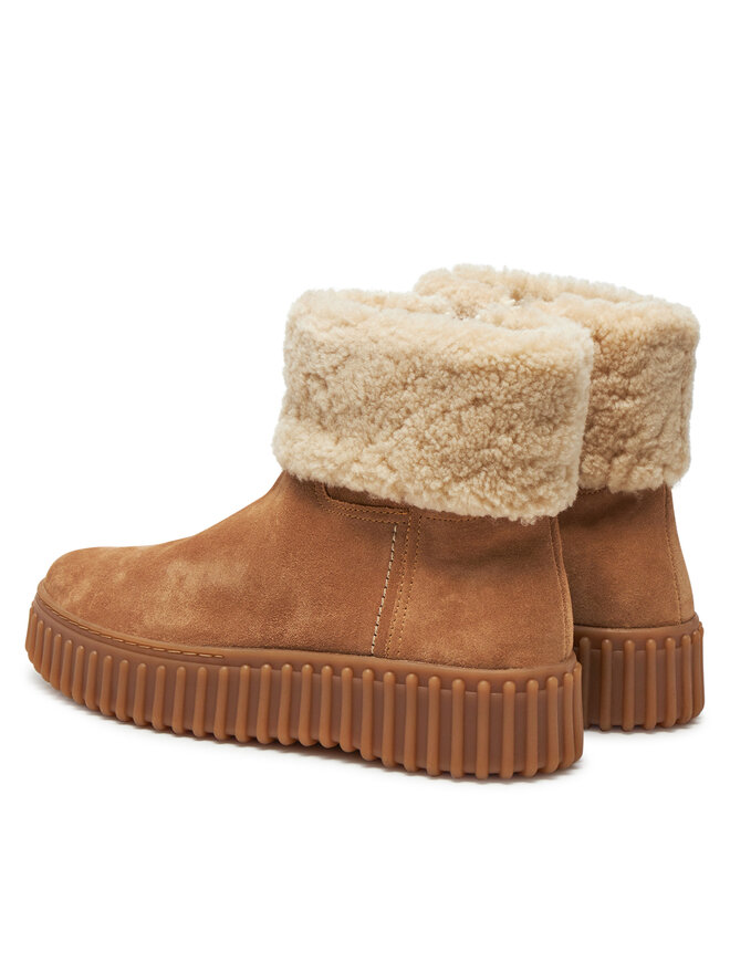 Ботильоны на плоской подошве Clarks, коричневый — фото 4