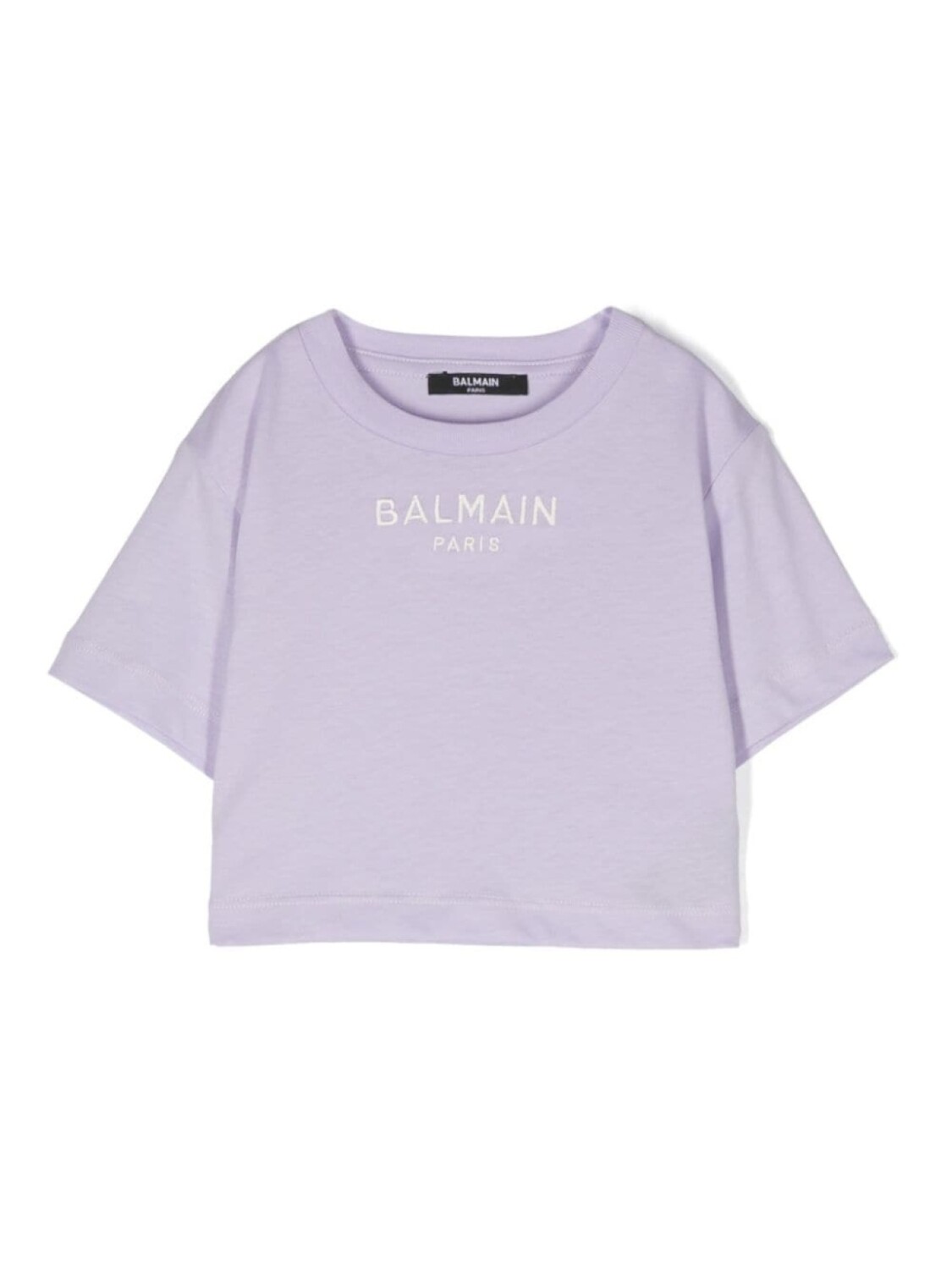 

Balmain Kids футболка с вышитым логотипом, фиолетовый