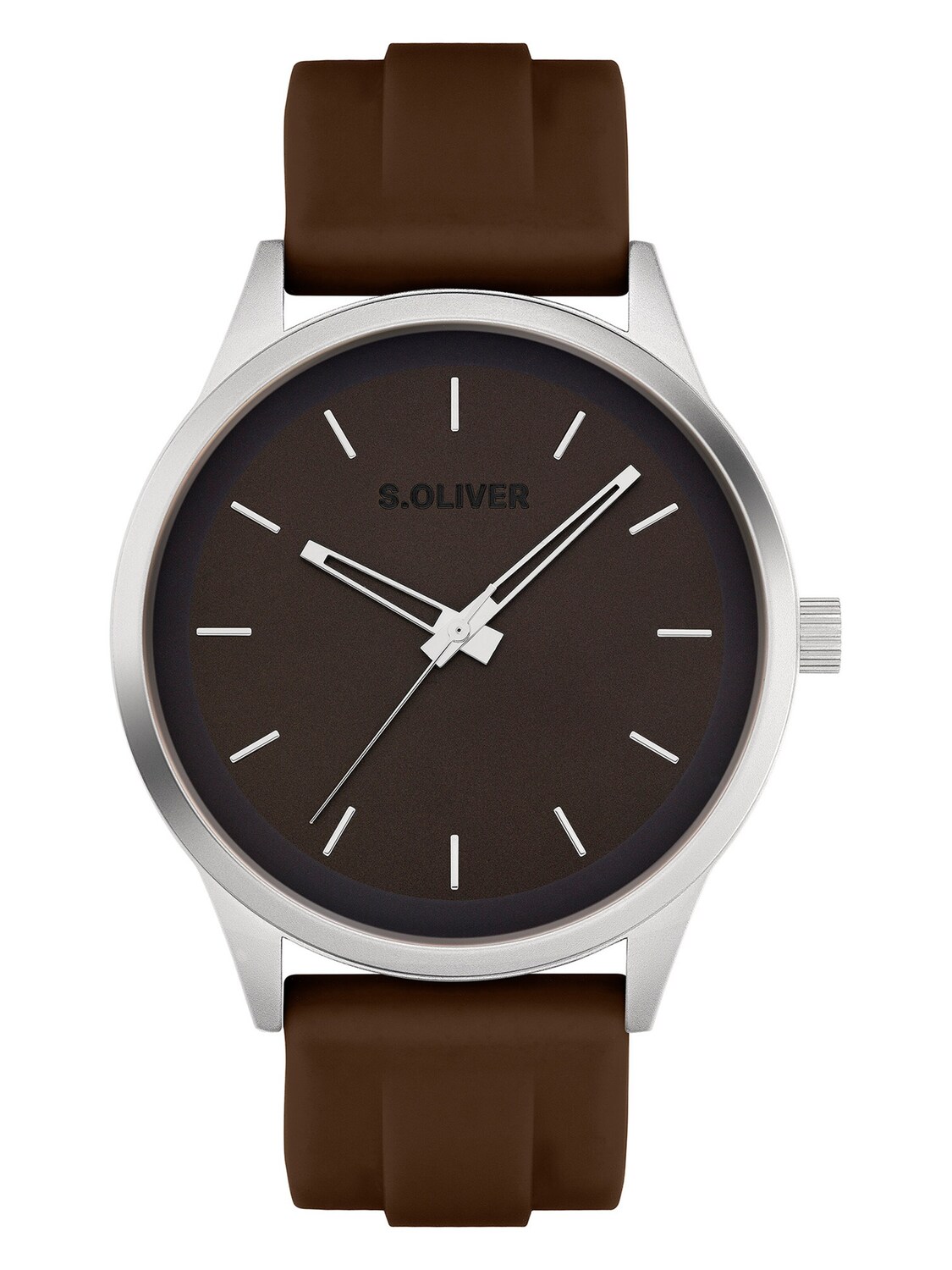 

s.Oliver Аналоговые часы в коричневом цвете