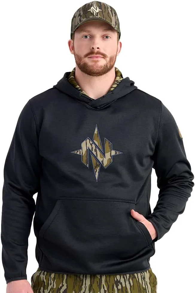 

Nomad мужская толстовка North Star, удобная среднего веса с камуфляжным логотипом для повседневной носки и активного отдыха