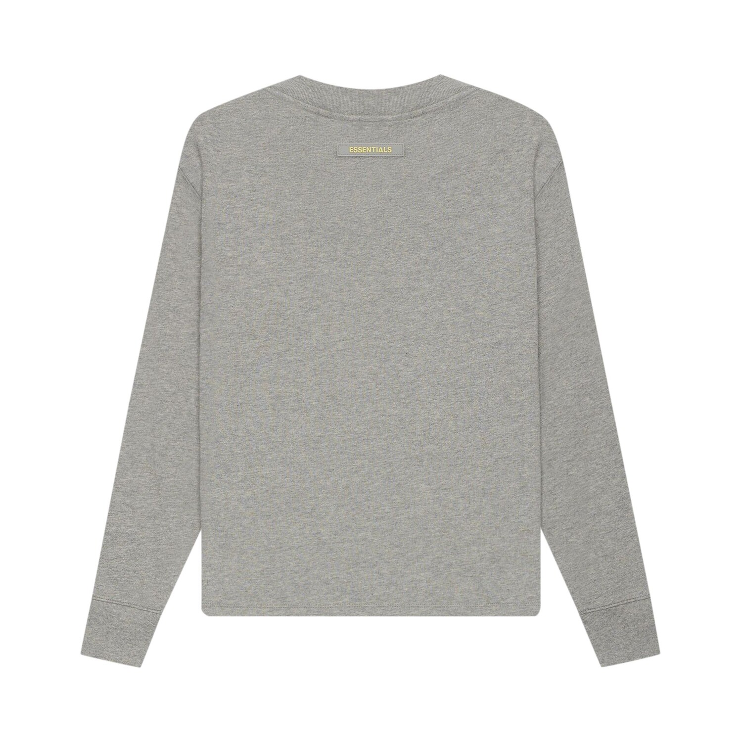 Детская футболка с длинными рукавами Fear of God Essentials Dark Heather Oatmeal — фото 2