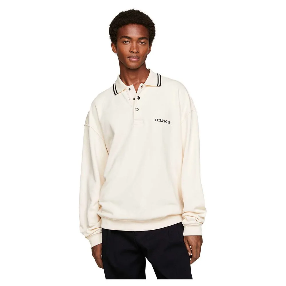 

Поло Tommy Hilfiger Monotype Embro Rugby, бежевый