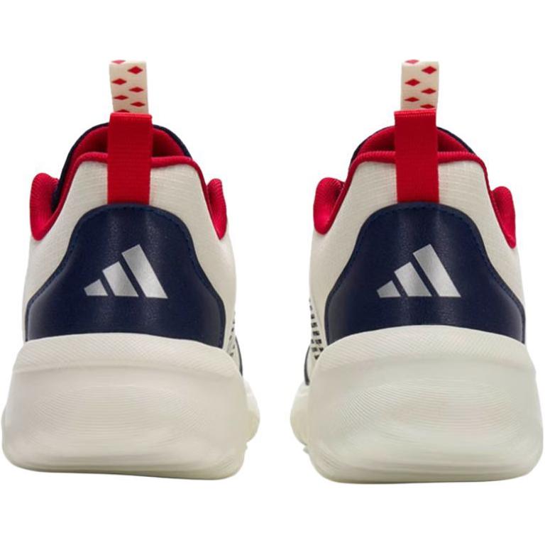 Adidas Кроссовки для бега Activefle Anti Slip, износостойкие, низкие, цвет экрю-синий — фото 3