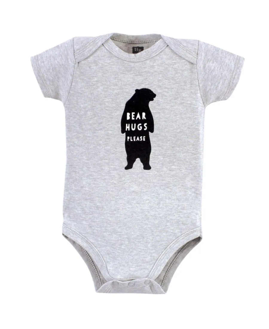 Комплект из пяти хлопковых комбинезонов-боди Hudson Baby, Baby Bear — фото 3