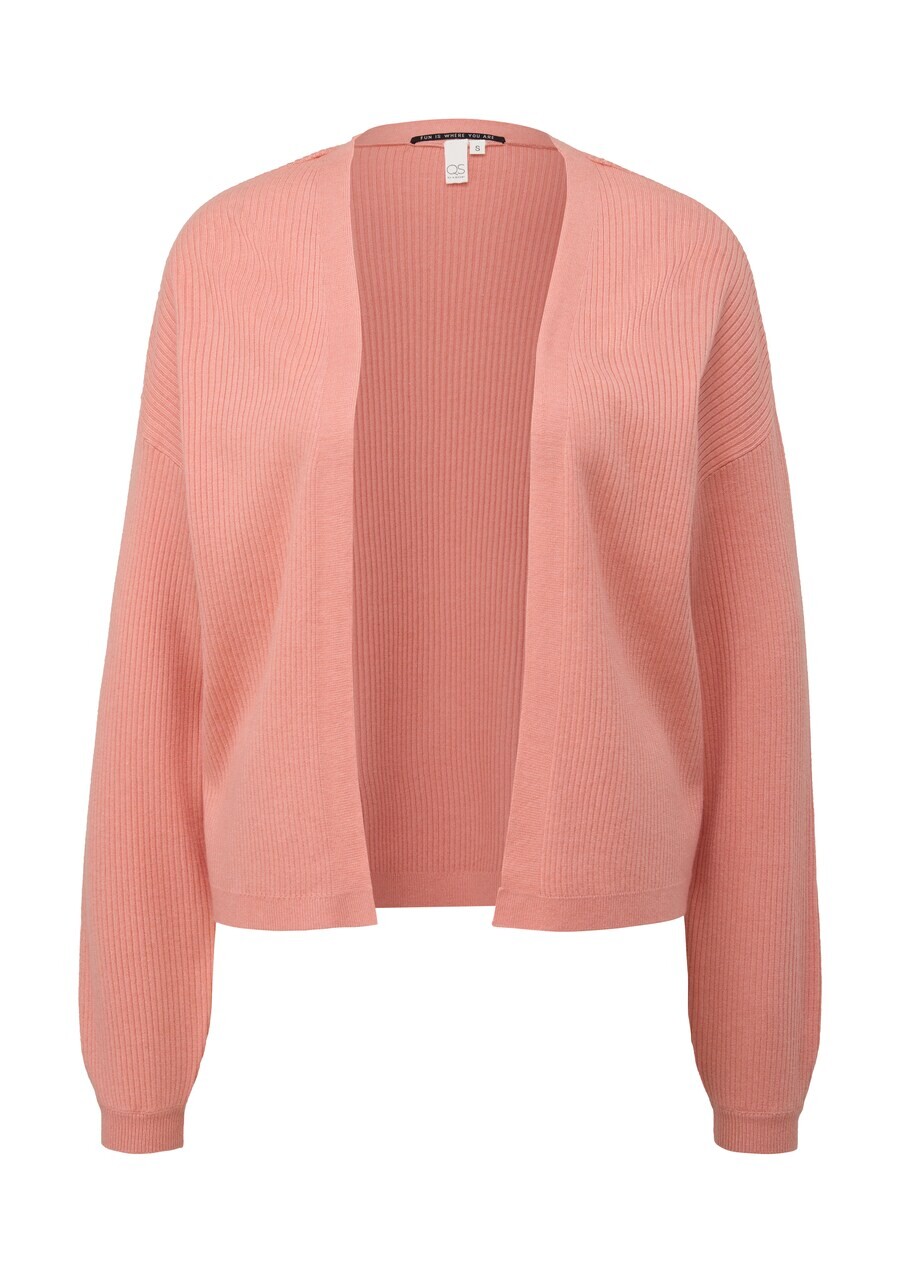 

Кардиган QS Knit Cardigan, коралловый