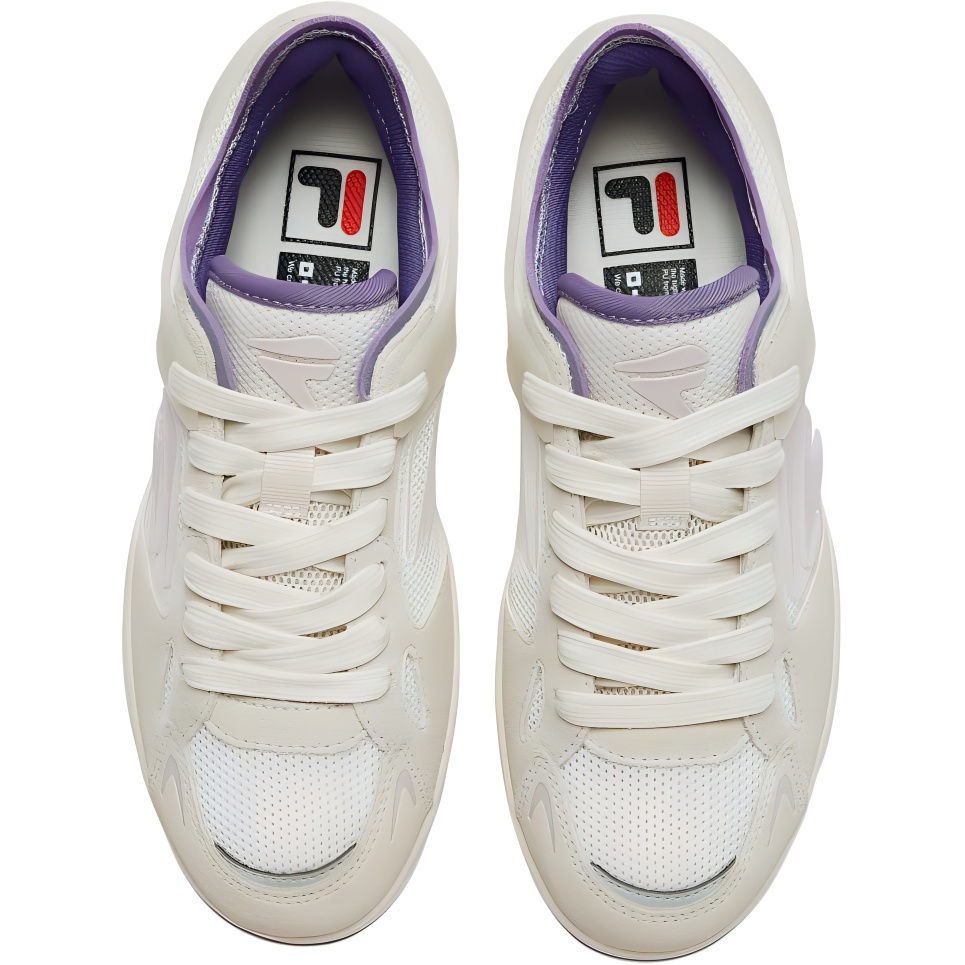 Детские кроссовки для скейтбординга CLAW Lightweight Shock Absorbers Low Top FILA KIDS, белый/серый — фото 4