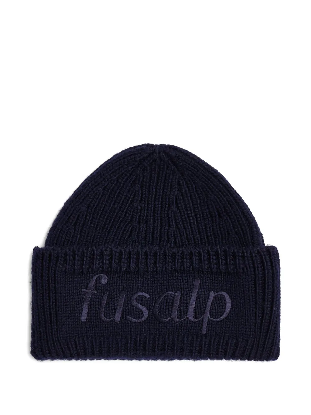 

Вышитая вязаная шапка Fusalp, синий