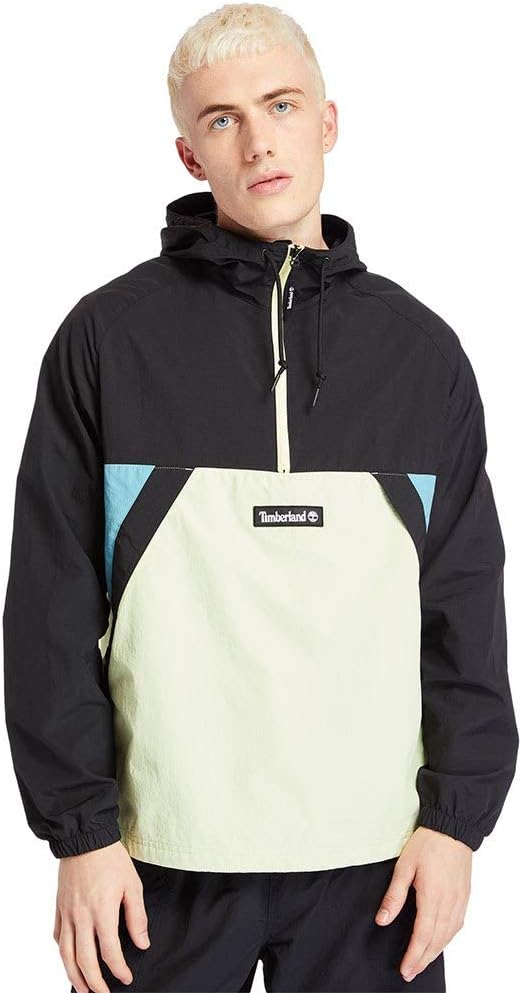 

Timberland мужская ветровка-пуловер, Black/Luminary Green