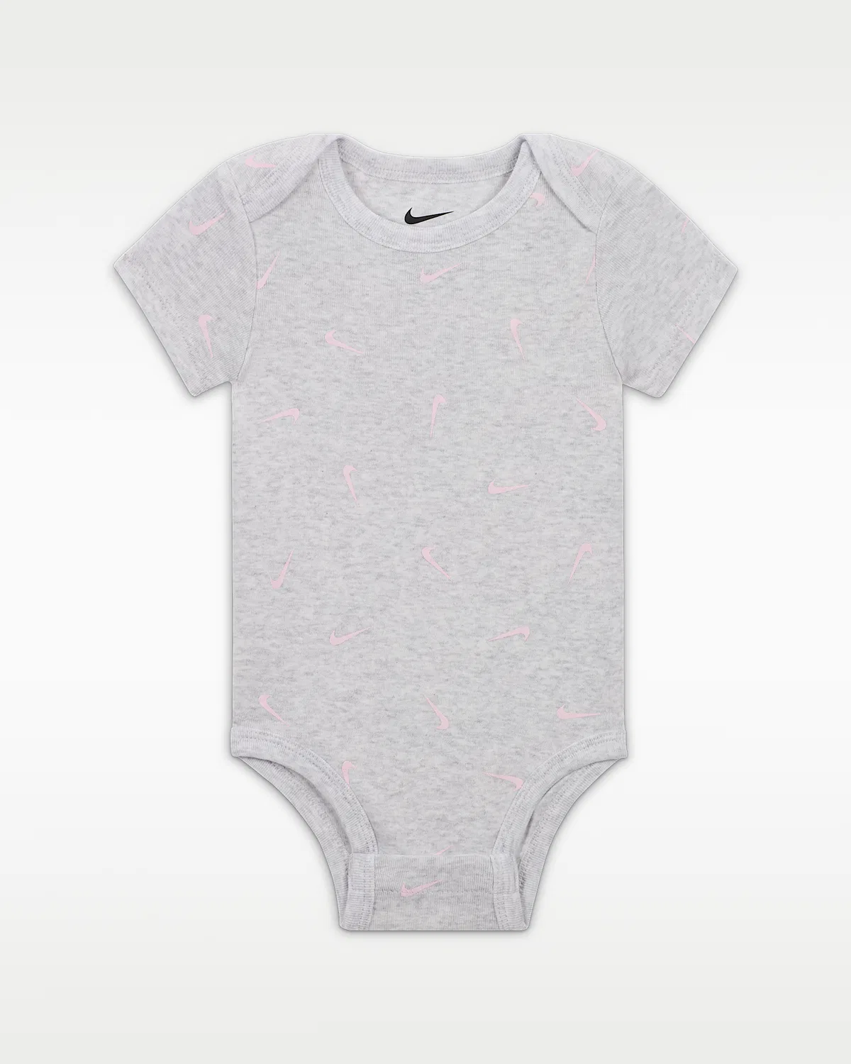 Боди (3 шт.) Nike Baby Essentials для малышей (0-9M), Birch Heather/Birch Heather — фото 4