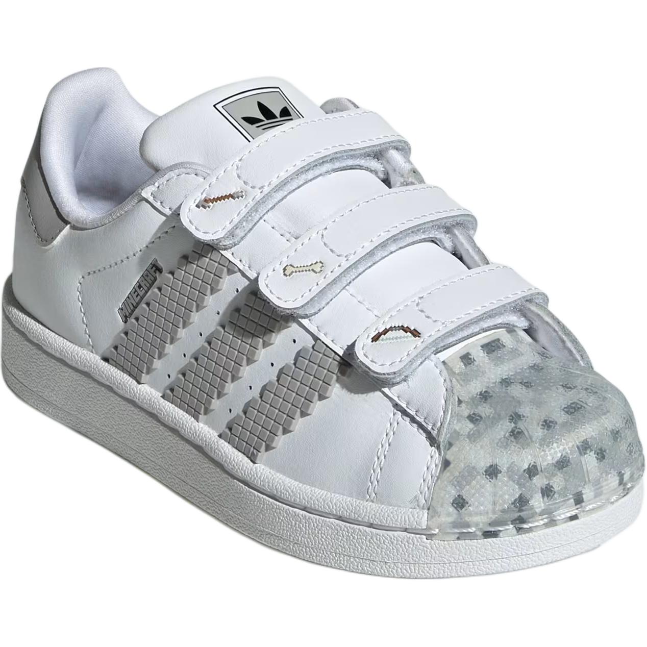 Детские кроссовки для скейтбординга Superstar 2 для дошкольников Adidas Originals, белый/серый — фото 2