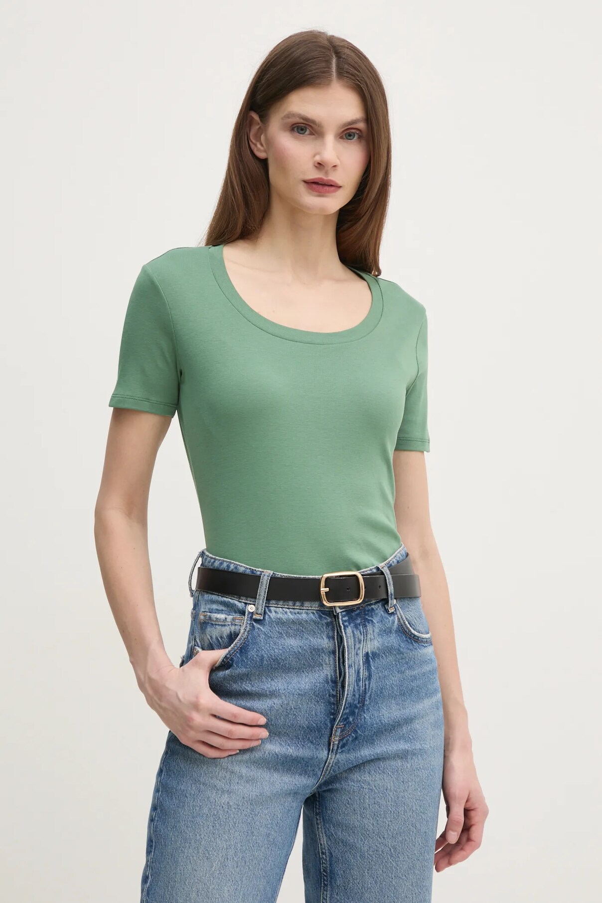

Футболка из хлопка United Colors Of Benetton, зеленый