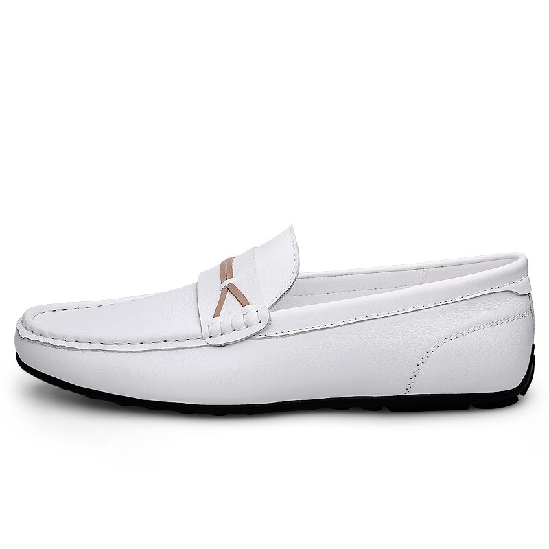Туфли мужские Men"s Casual Men Low-Top Bull Charm, белый — фото 2