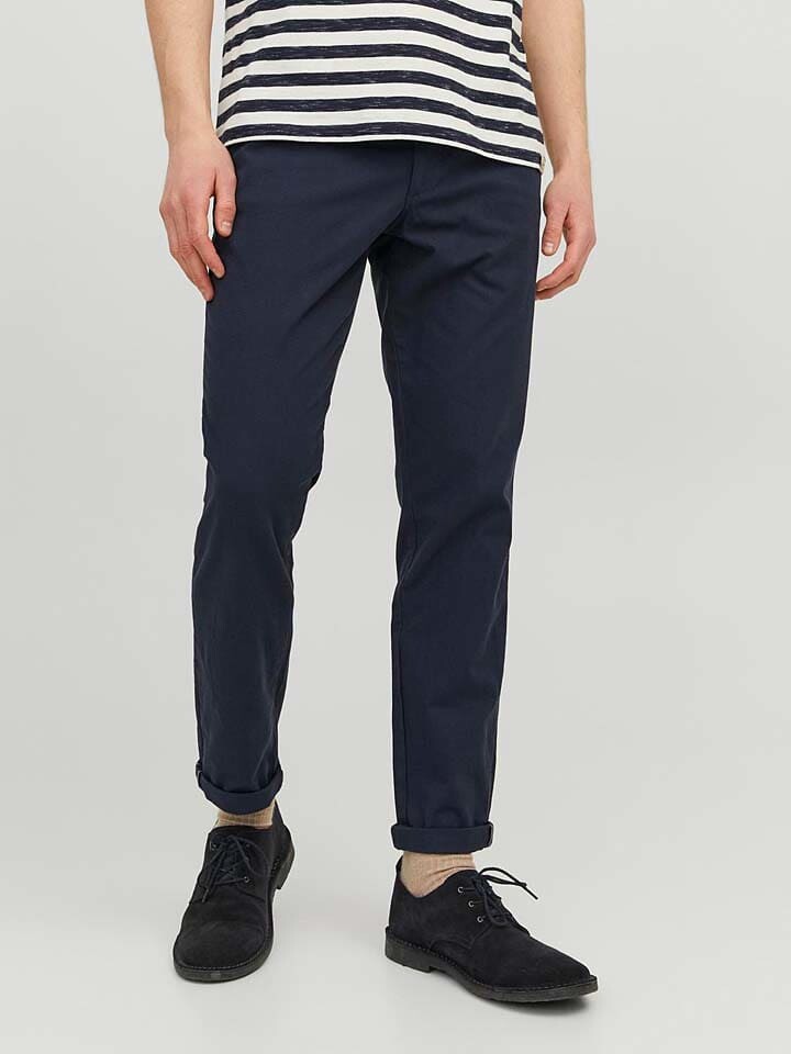 

Брюки чинос Jack & Jones Chino Marco, темно-синий