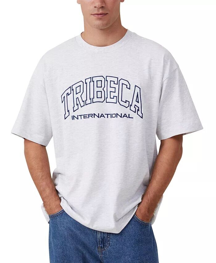 

Мужская футболка для студентов Box Fit COTTON ON, белый