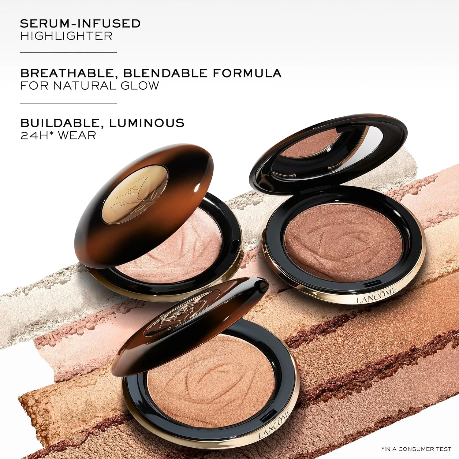 Хайлайтер Lancôme Teint Idole Ultra Wear CE Skin Transforming Highlighter - легкий и дышащий, обеспечивает сияние в течение 24 часов., 05: Copper Glow — фото 3