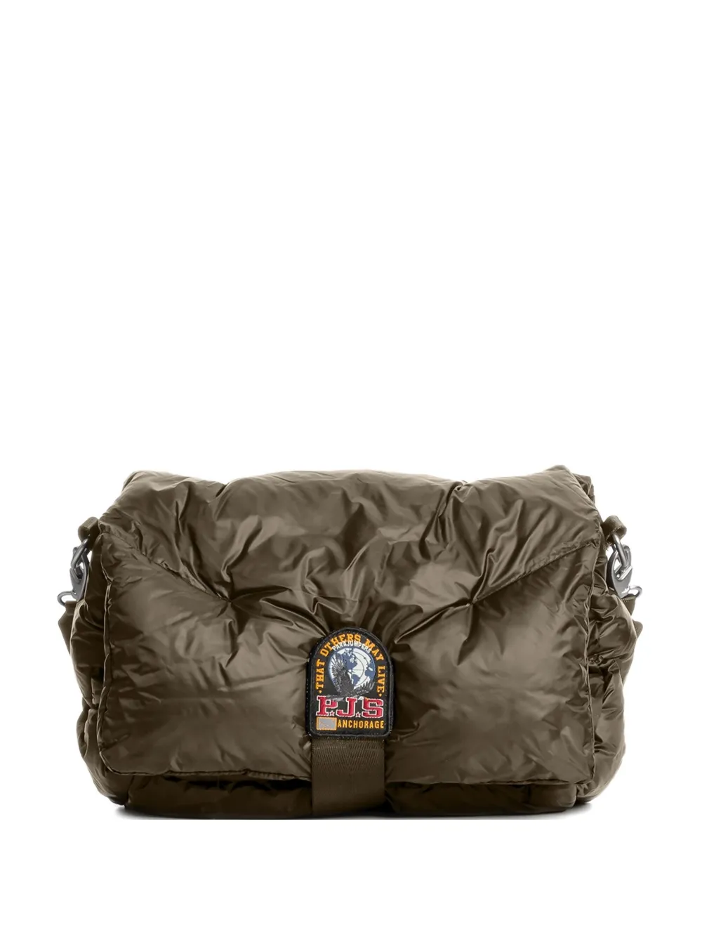 

Стеганая сумка на плечо с логотипом Parajumpers, зеленый