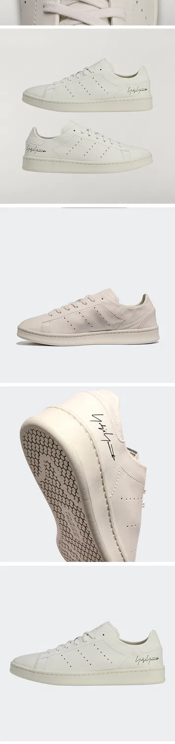 Мужские серые низкие кроссовки Stan Smith от Y-3 — фото 4